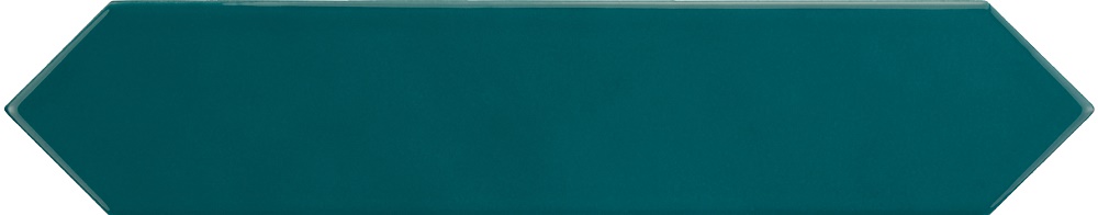 Керамическая плитка Equipe Arrow Blue Canard 25829, цвет бирюзовый, поверхность глянцевая, прямоугольник, 50x250