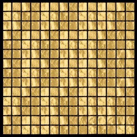 Мозаика Natural Mosaic Crystal BSU-11-20 (BSUA-01-20) (Стекло), цвет жёлтый, поверхность глянцевая, квадрат, 298x298