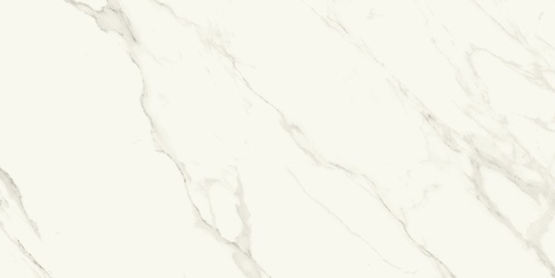 Керамогранит Kerlite Exedra Calacatta Silk (Толщина 5.5 мм), цвет слоновая кость, поверхность сатинированная, прямоугольник, 500x1000