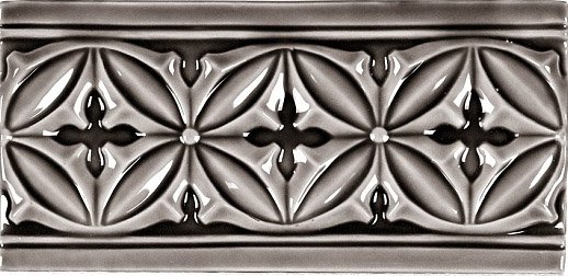 Бордюры Adex ADST4050 Relieve Gables Timberline, цвет серый, поверхность глянцевая, прямоугольник, 100x198