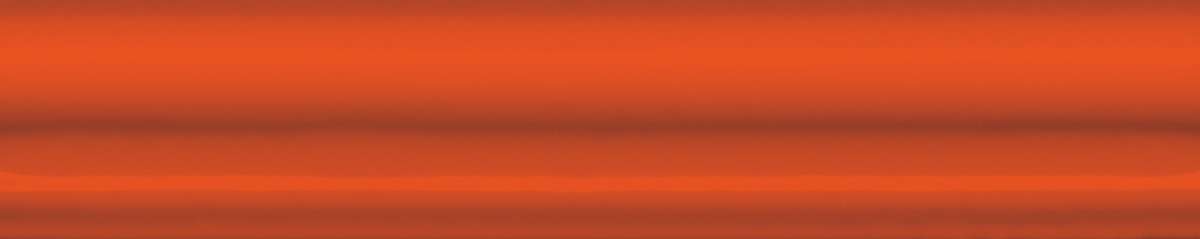 Бордюры Kerama Marazzi Клемансо бордюр оранжевый BLD040, цвет оранжевый, поверхность матовая, прямоугольник, 30x150