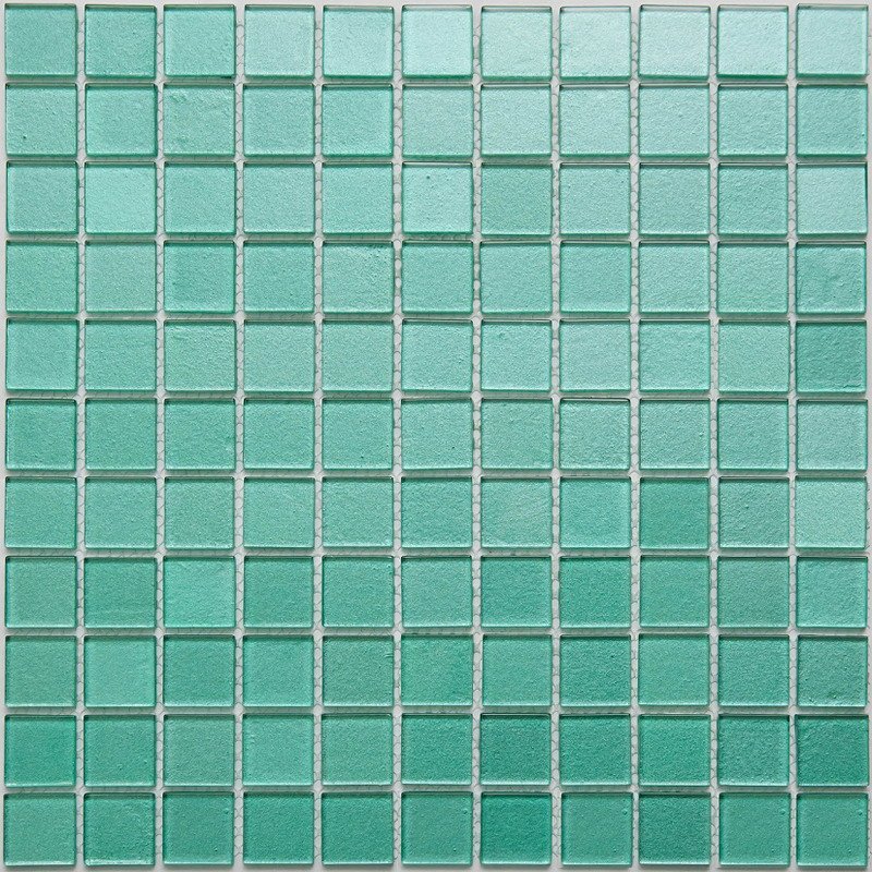 Мозаика NS Mosaic S-465, цвет бирюзовый, поверхность глянцевая, квадрат, 300x300