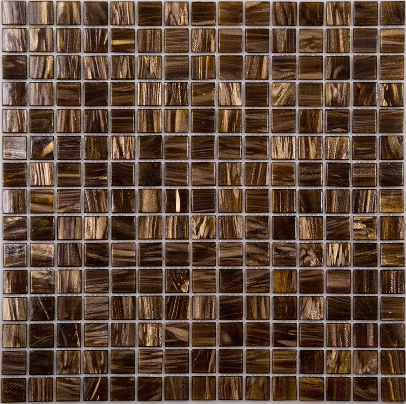 Мозаика NS Mosaic SE02, цвет коричневый, поверхность глянцевая, квадрат, 327x327