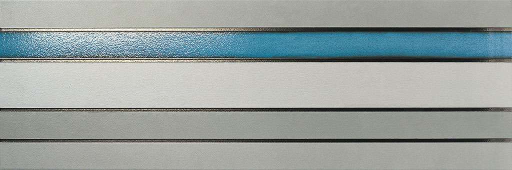 Декоративные элементы Azulejos Alcor Dec Lineal Rotterdam Gr., цвет серый, поверхность матовая, квадрат, 285x855