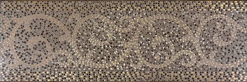Декоративные элементы Brennero Next Dec. Ramage Bronze, цвет коричневый, поверхность глянцевая, прямоугольник, 250x750