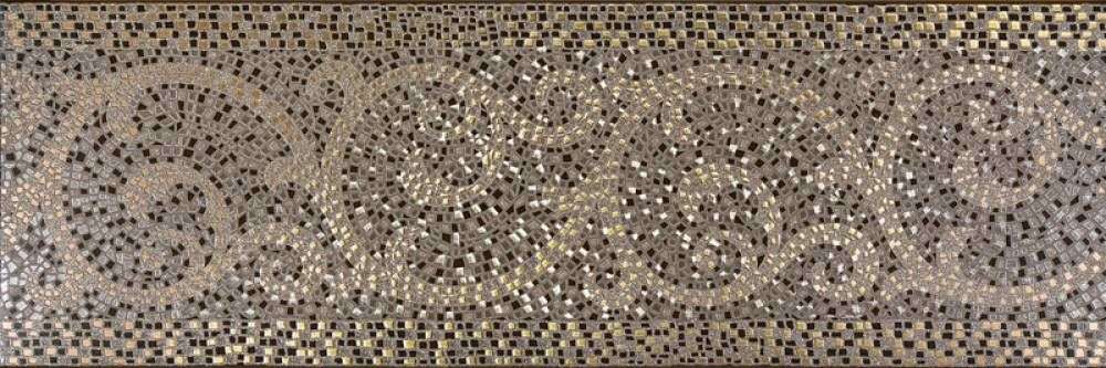 Декоративные элементы Brennero Next Dec. Ramage Bronze, цвет коричневый, поверхность глянцевая, прямоугольник, 250x750