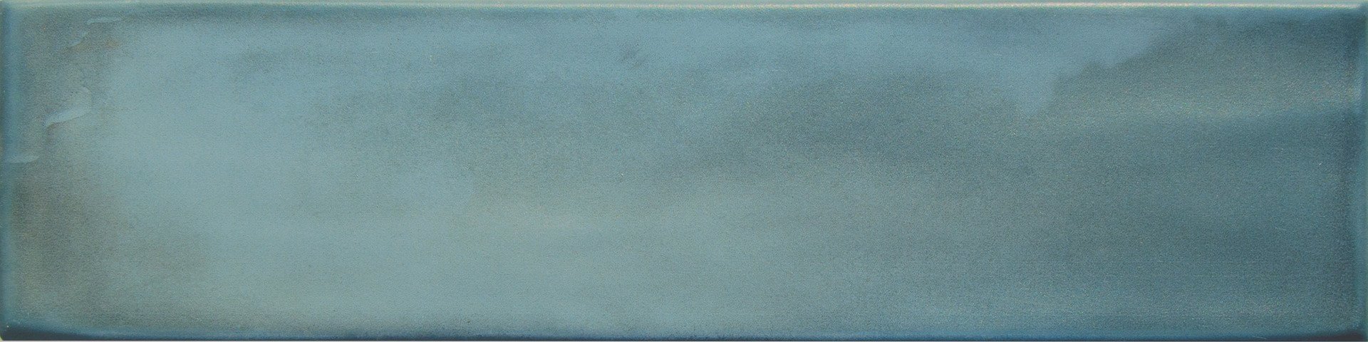 Керамическая плитка Self Style Season Petrolio July, цвет голубой, поверхность матовая, под кирпич, 75x300