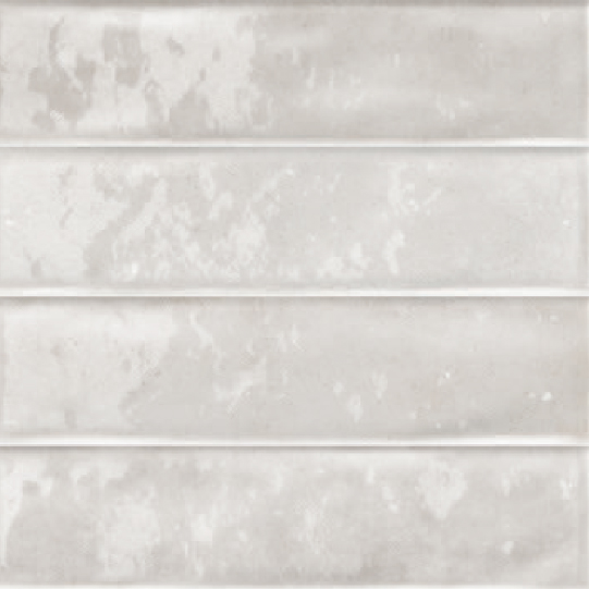 Керамическая плитка Mykonos Mallorca White, цвет белый, поверхность глянцевая, прямоугольник, 75x300