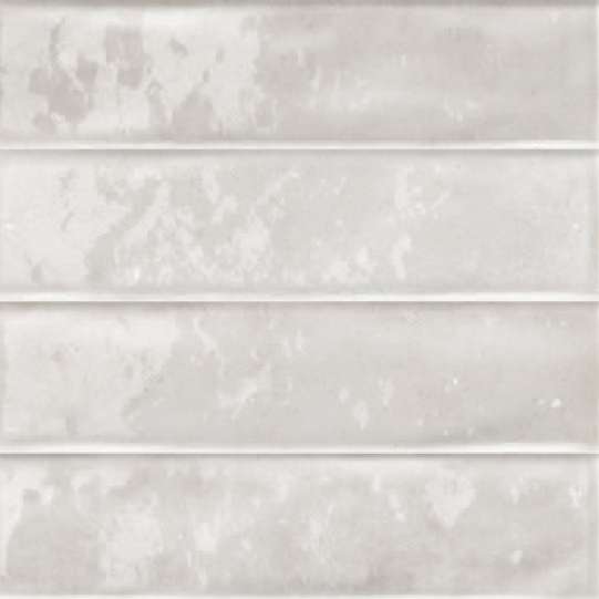 Керамическая плитка Mykonos Mallorca White, цвет белый, поверхность глянцевая, прямоугольник, 75x300