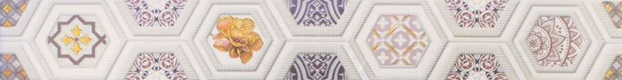 Бордюры Unicer Gio Marfil, цвет бежевый, поверхность глянцевая, прямоугольник, 75x580