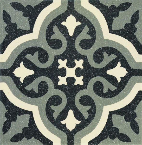 Керамическая плитка Mainzu Centro Florentine Black, цвет серый, поверхность матовая, квадрат, 200x200