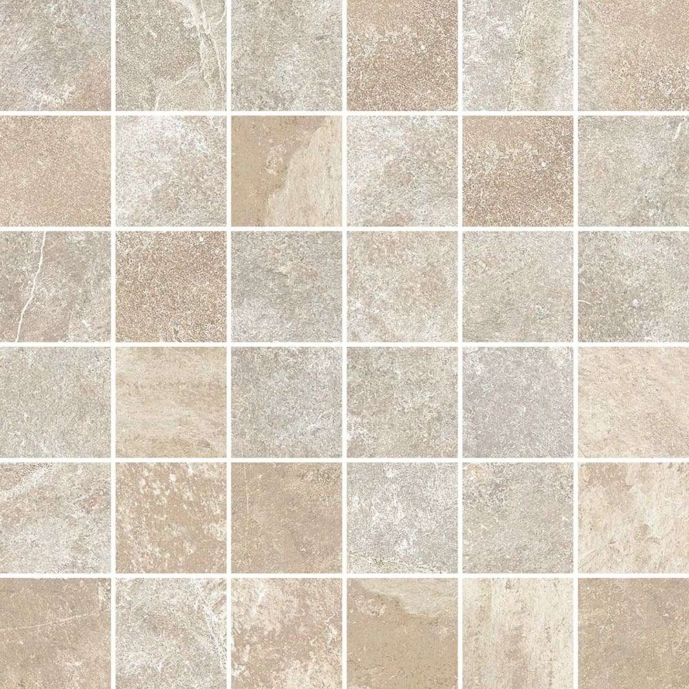 Мозаика RHS Rondine Ardesie Beige Mosaico J87144, цвет бежевый, поверхность матовая, квадрат, 300x300