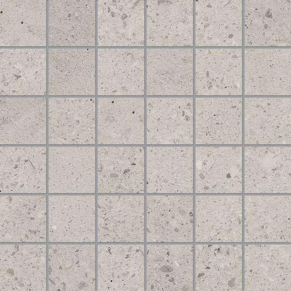 Мозаика ABK Mosaico Quadretti Ash Ret DWR09201, цвет серый, поверхность матовая, квадрат, 300x300