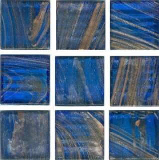 Мозаика Irida Fantasy И20.17(5), цвет синий, поверхность глянцевая, квадрат, 327x327
