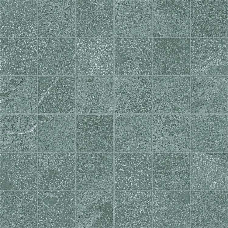 Мозаика Italon Materia Carbonio Mosaico 610110000252, цвет серый, поверхность патинированная, квадрат, 300x300