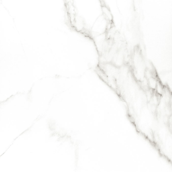 Керамогранит Gracia Ceramica Carrara Premium, цвет белый серый, поверхность глянцевая, квадрат, 600x600