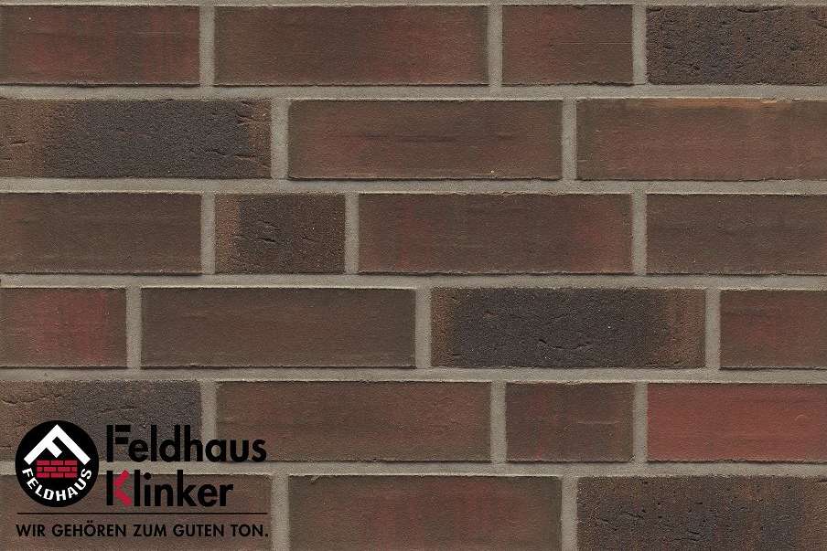 Клинкер Feldhaus Klinker Vascu Ardor Carbo R882DF14, цвет коричневый, поверхность матовая, под кирпич, 52x240
