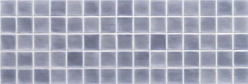Керамическая плитка Roca Colette Azul Mosaico, цвет синий, поверхность матовая, прямоугольник, 214x610