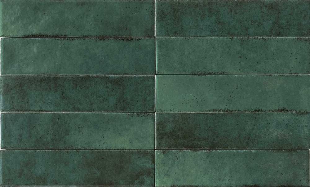 Керамическая плитка Sartoria Materici Foresta Glossy SAMAT0662G, цвет зелёный, поверхность глянцевая, прямоугольник, 60x250