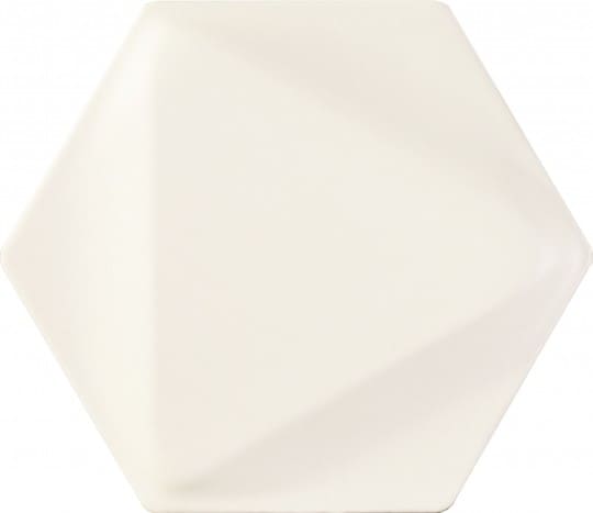 Керамическая плитка Dune Shapes 5 London White 188077, цвет белый, поверхность сатинированная, шестиугольник, 160x180