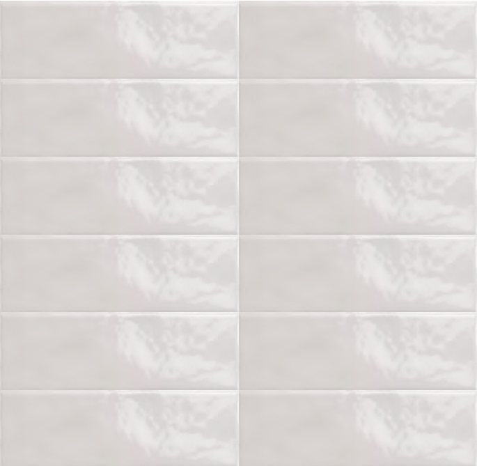 Керамическая плитка Alfalux Vibes Snow Shiny 7200251, цвет белый, поверхность глянцевая, прямоугольник, 82x250