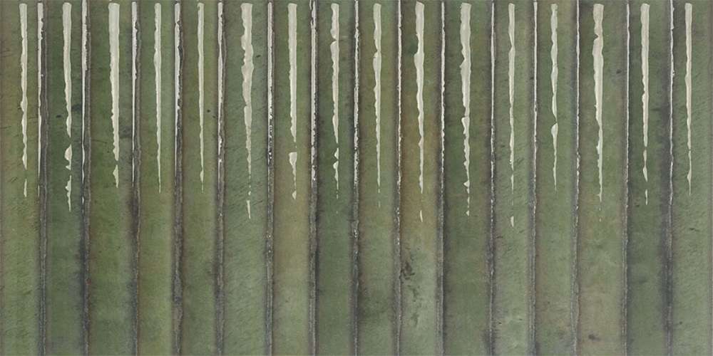 Керамическая плитка Mainzu Etna Verde, цвет зелёный, поверхность рельефная, прямоугольник, 150x300