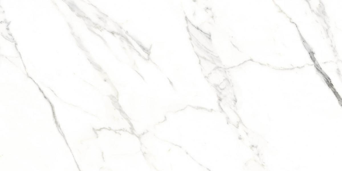 Керамогранит Laparet Calacatta Eхtra Polir, цвет белый серый, поверхность полированная, прямоугольник, 600x1200