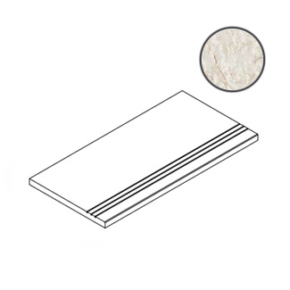 Спецэлементы Italon Contempora Pure Bordo Grip 620090000283, цвет белый, поверхность структурированная, прямоугольник, 300x600