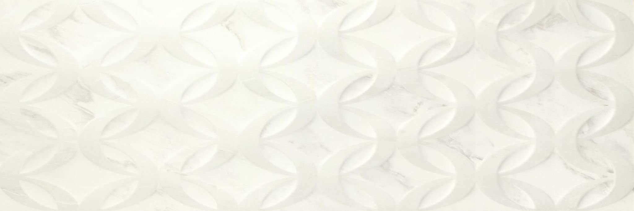 Керамическая плитка Newker Marbeline Saga White Matt, цвет белый, поверхность матовая, прямоугольник, 400x1200