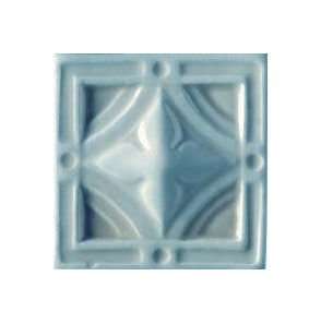 Вставки Grazia Essenze Neoclassico Genziana TON06, цвет голубой, поверхность глянцевая, квадрат, 60x60