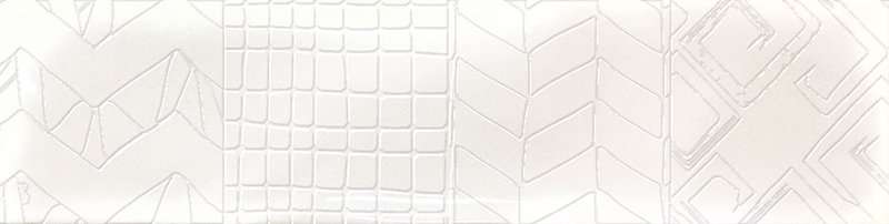 Керамическая плитка Cifre Alchimia Decor Glaciar, цвет белый, поверхность глянцевая, прямоугольник, 75x300