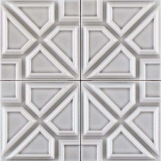 Керамическая плитка Grazia Formelle Milano Argento MILA5, цвет серый, поверхность глянцевая, квадрат, 130x130