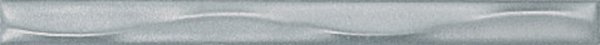 Бордюры Kerama Marazzi Карандаш серебро 170, цвет серый, поверхность глянцевая, прямоугольник, 15x200