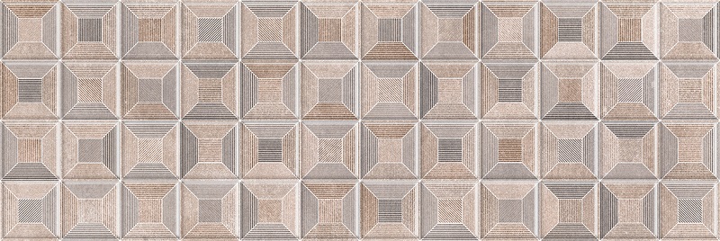 Керамическая плитка Нефрит керамика Трезини 09-00-5-17-30-11-3016, цвет коричневый, поверхность матовая, прямоугольник, 200x600