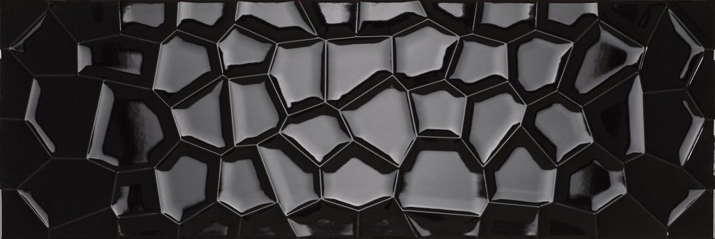 Декоративные элементы Undefasa Colorgloss Negro Honey, цвет чёрный, поверхность глянцевая, прямоугольник, 250x750