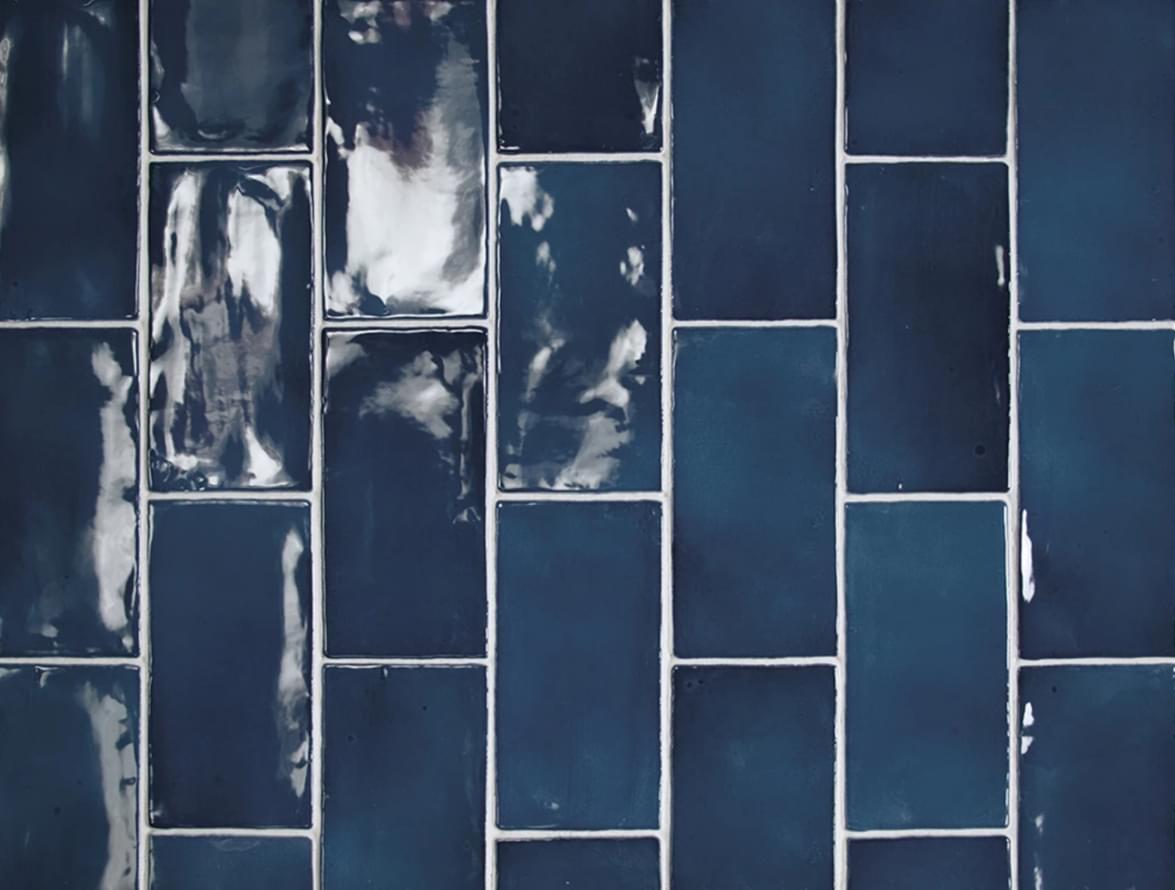 Керамическая плитка Equipe Manacor Ocean Blue 26910, цвет синий, поверхность глянцевая, прямоугольник, 75x150