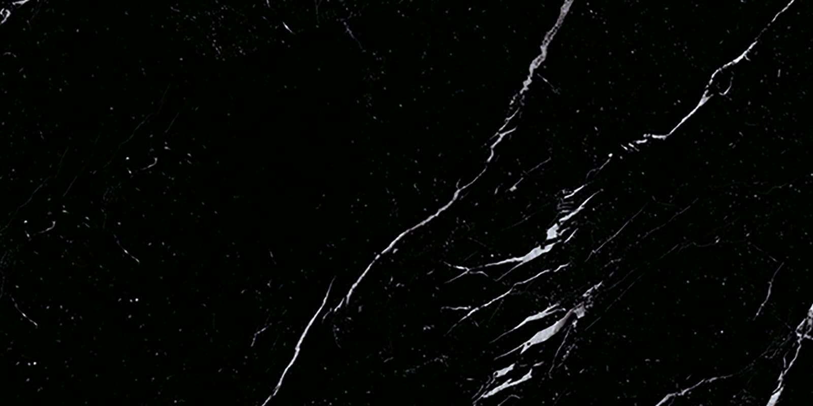 Керамогранит Emilceramica (Acif) Tele Di Marmo Selection Nero Marquinia Nat EJVW, цвет чёрный, поверхность матовая, прямоугольник, 300x600