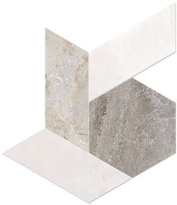 Декоративные элементы Vives Orante Aria, цвет серый, поверхность глянцевая, прямоугольник, 200x175