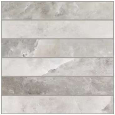 Мозаика Cerim Rock Salt Celtic Grey Mosaico 3D Luc 766728, цвет серый, поверхность полированная, квадрат, 300x300