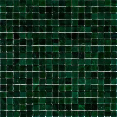 Мозаика Alma Mosaic Opaco N077, цвет зелёный, поверхность глянцевая, квадрат, 295x295
