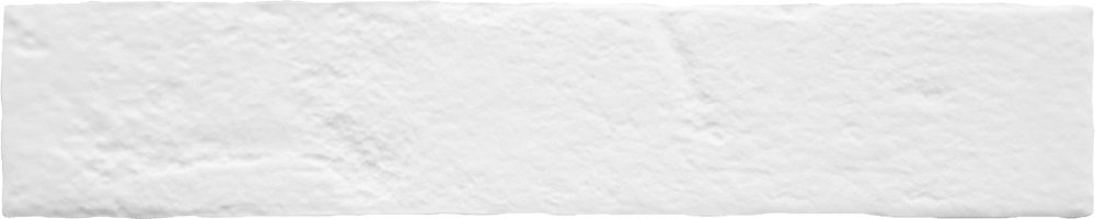 Керамическая плитка Wow Crafted Handmade Brick White Matt 104748, цвет белый, поверхность матовая, прямоугольник, 50x250
