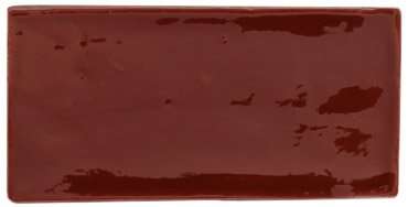 Керамическая плитка Cevica Antic Marron, цвет бордовый, поверхность глянцевая, кабанчик, 75x150