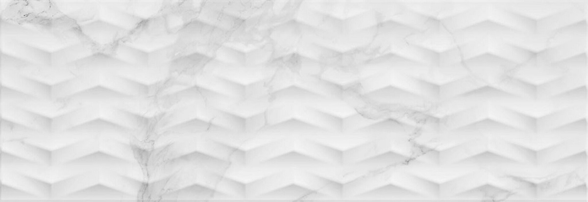 Керамическая плитка Prissmacer Antea Blanco Rlv, цвет белый серый, поверхность рельефная, прямоугольник, 400x1200