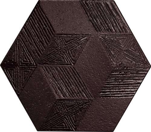 Керамогранит Realonda Jakarta Negro RLN0434, цвет чёрный, поверхность матовая, прямоугольник, 285x330