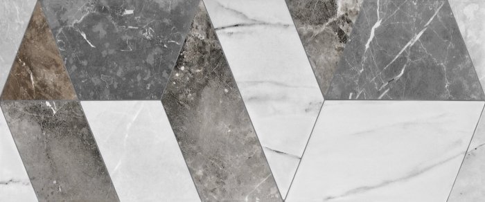 Керамическая плитка Gracia Ceramica Vinde Multi Wall 01, цвет серый, поверхность глянцевая, прямоугольник, 250x600