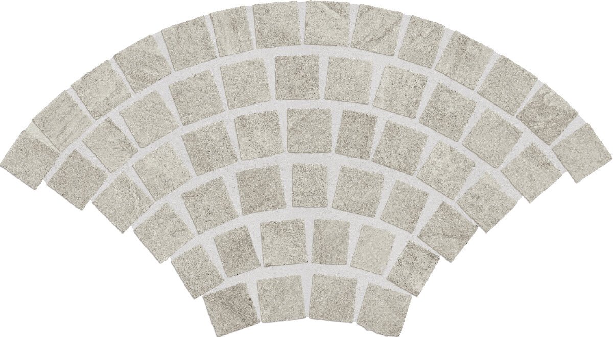 Декоративные элементы Alfalux Stonequartz Perla Grip Pave 7279041, цвет серый, поверхность структурированная, прямоугольник, 535x1030