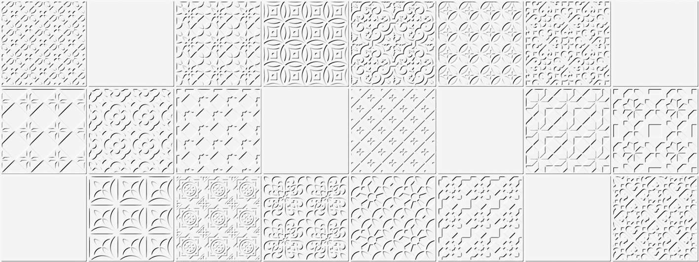 Декоративные элементы Porcelanosa Matt Deco 100239818, цвет белый, поверхность матовая, прямоугольник, 450x1200