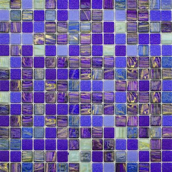 Мозаика JNJ Mosaic Mixed Colored 875JC, цвет синий, поверхность глянцевая, квадрат, 327x327