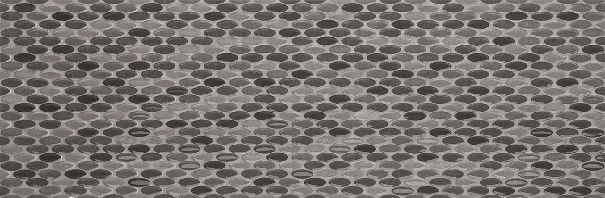 Керамическая плитка Atlantic Tiles Oxford Shell Mix, цвет серый, поверхность глянцевая, прямоугольник, 295x900