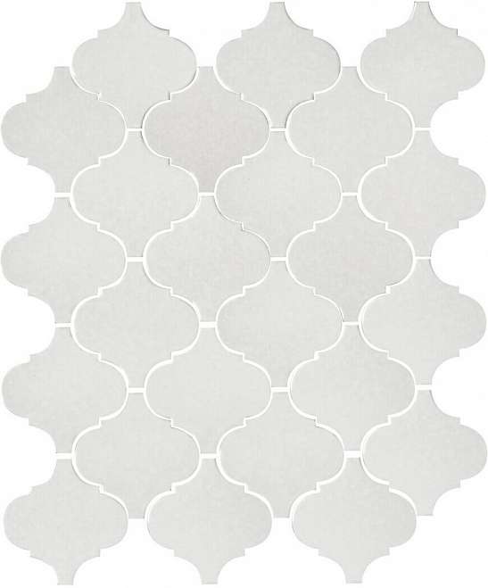 Керамическая плитка Kerama Marazzi Арабески глянцевый белый 65000, цвет белый, поверхность глянцевая, арабеска, 260x300